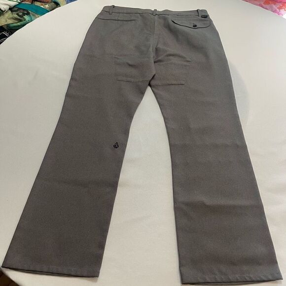 Volcom Workwear Grey Chino Pants Size 34 X 31 - Picture 7 of 10